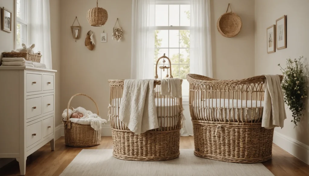 berceau osier bebe