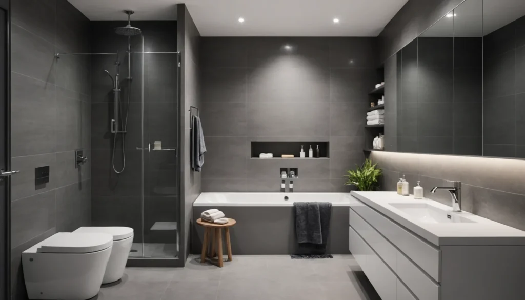 baignoire-douche pour petite salle de bain