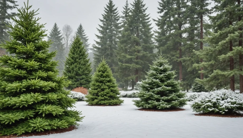 arbres persistants résistants au froid pour petits jardins