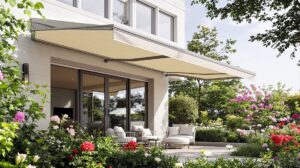 store banne motorisé sur mesure